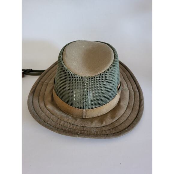 Outback Trading Company Mesh Brim Hat Sz Small Brown - Picture 4 of 6